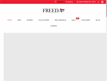 Tablet Screenshot of freedacreations.com